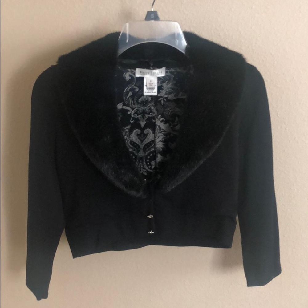 Faux trim shrug